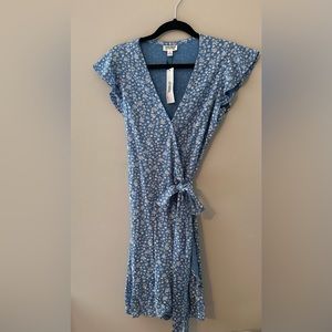 Amazon- The Drop Women's Blue Floral Wrap Dress by @caralynmirand